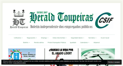 Desktop Screenshot of heraldtoupeiras.es